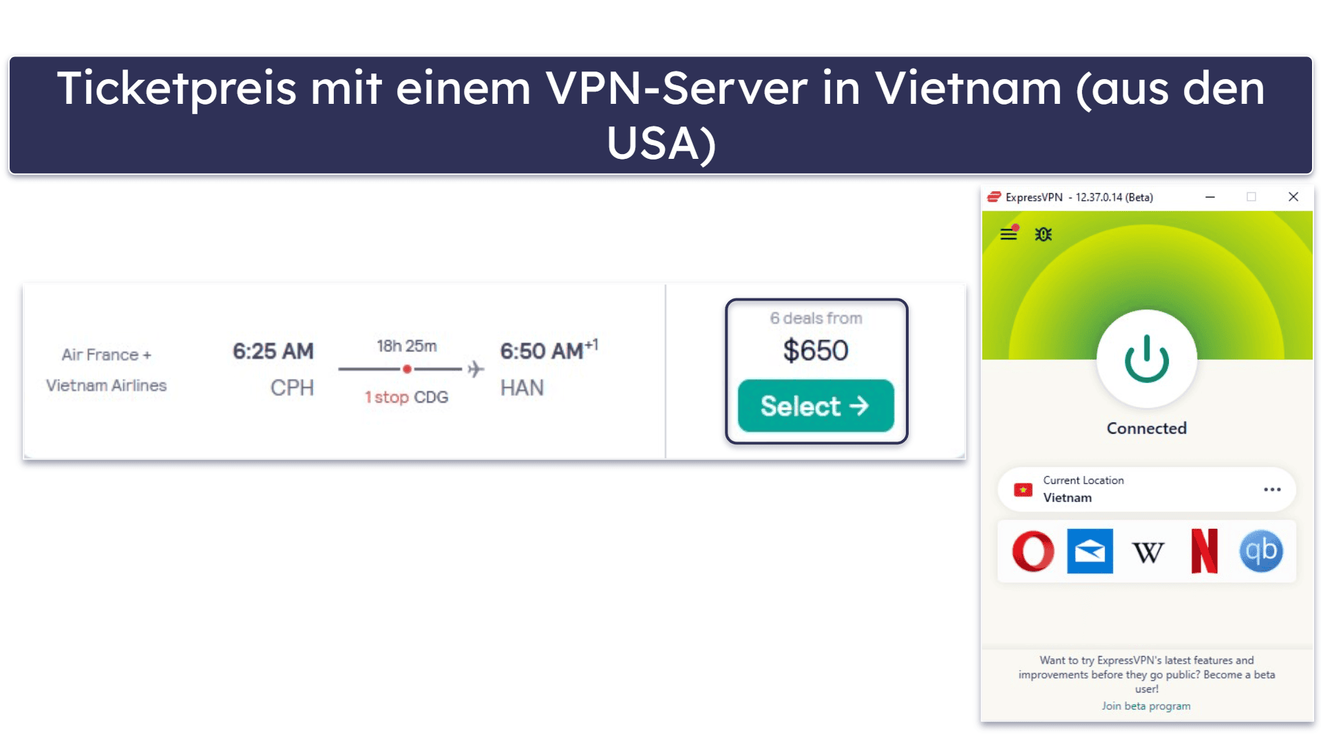 Wie hilft Dir ein VPN, günstige Flüge zu buchen?