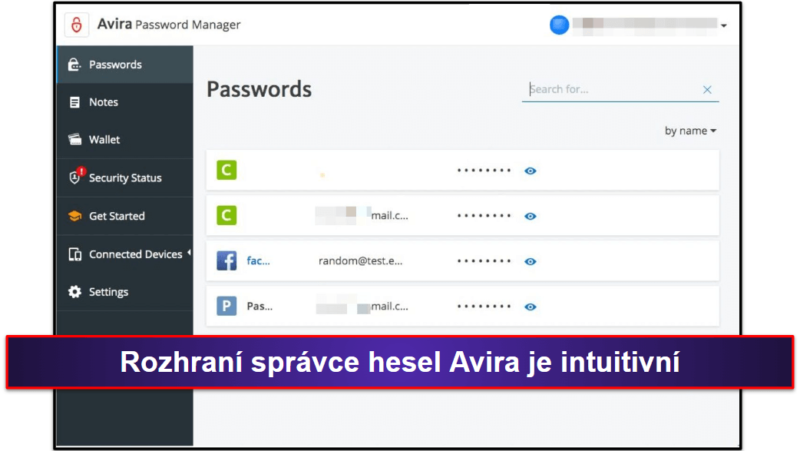 8. Avira Password Manager — Snadné nastavení a intuitivní funkce