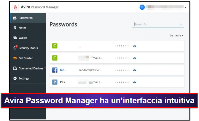 8. Avira Password Manager — Setup semplice e funzionalità intuitive
