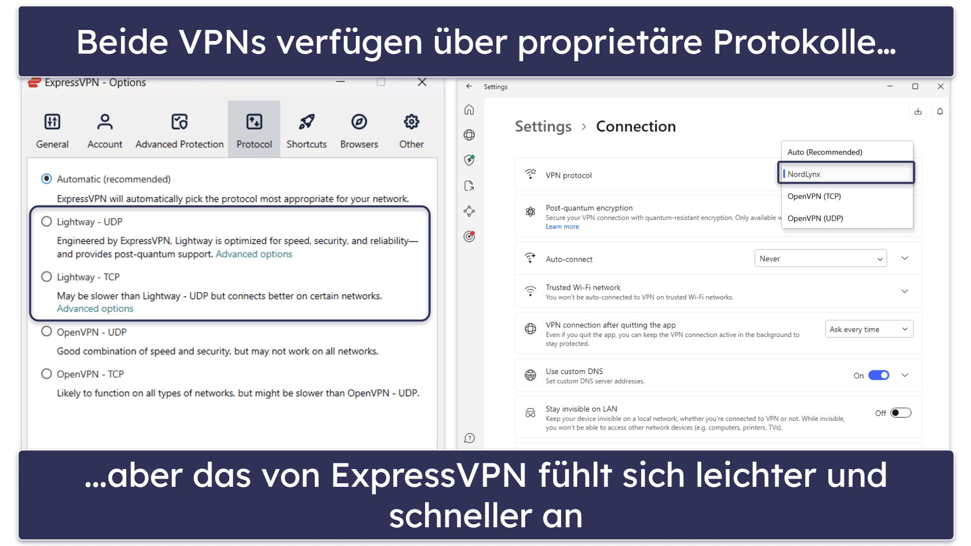 Sicherheit: Beide VPNs sind extrem sicher
