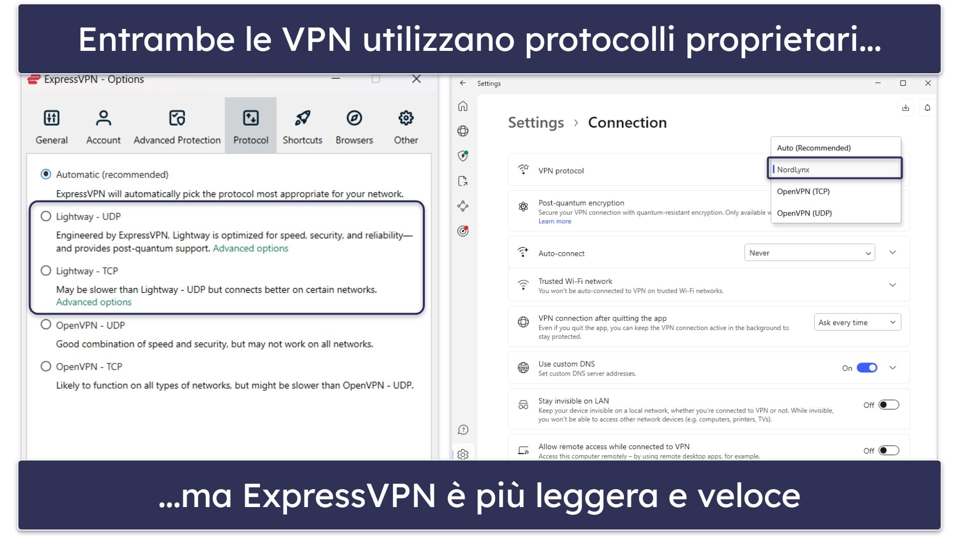Sicurezza: Entrambe le VPN sono estremamente sicure