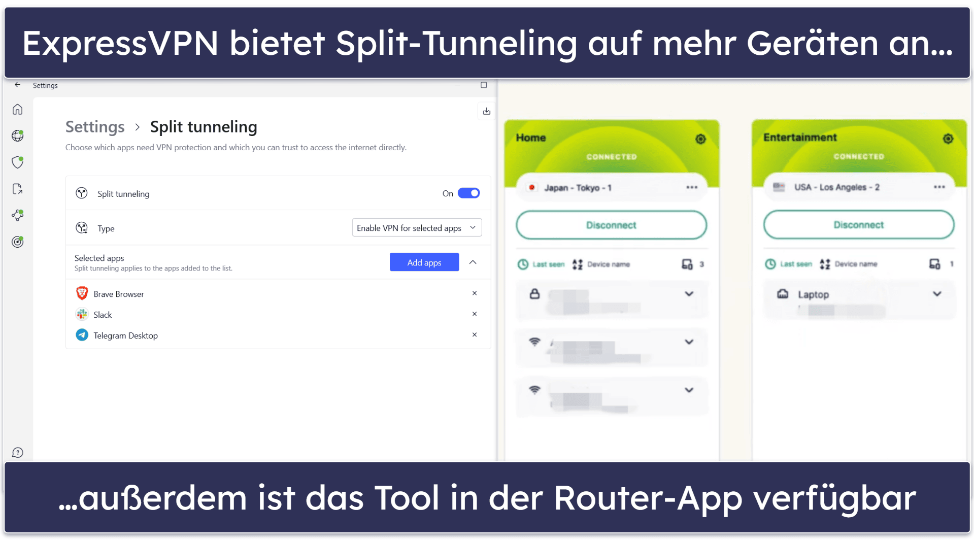 Zusatzfunktionen: Beide VPNs sind eine hervorragende Wahl