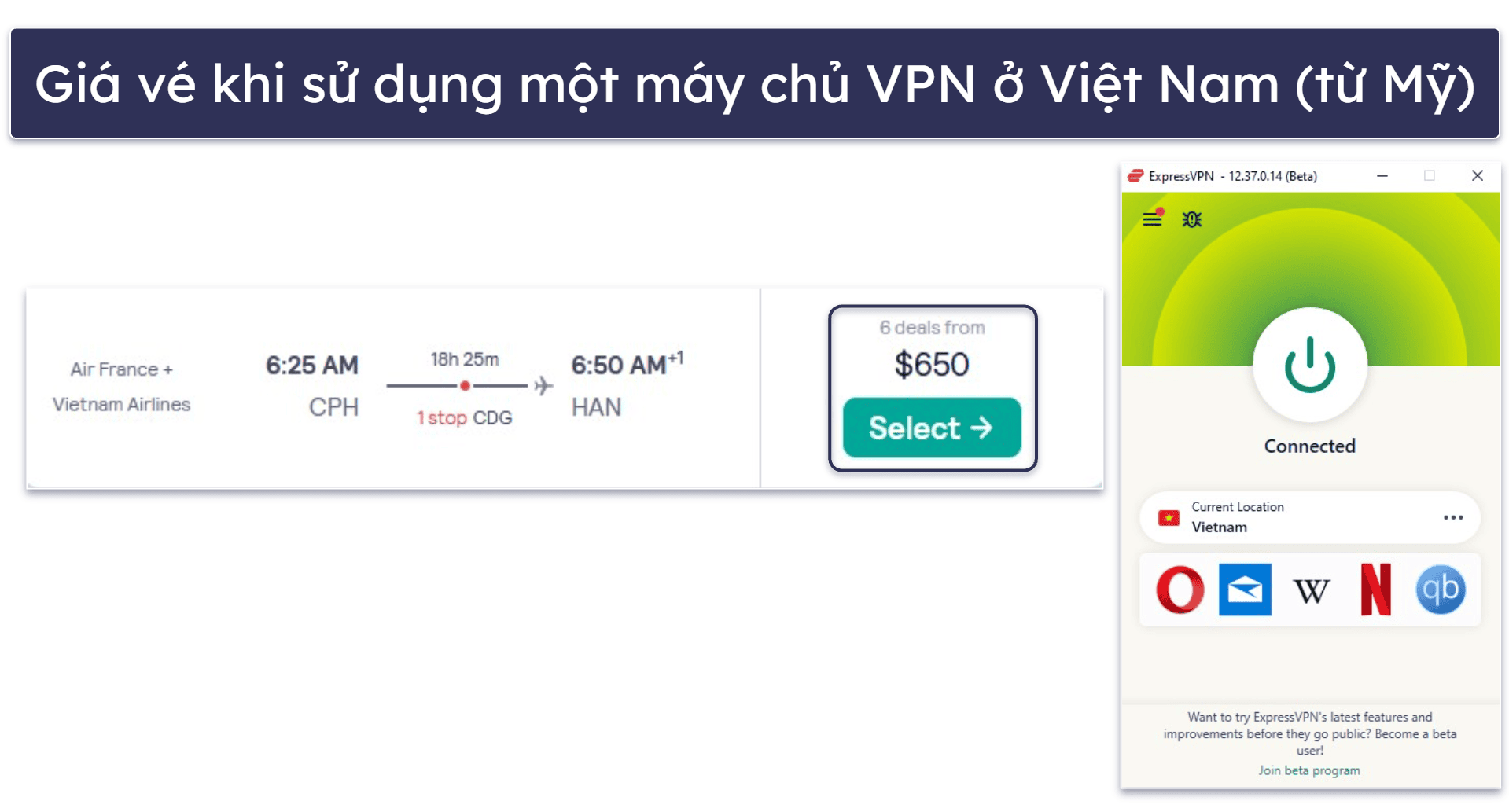 VPN giúp bạn săn vé máy bay giá rẻ như thế nào?