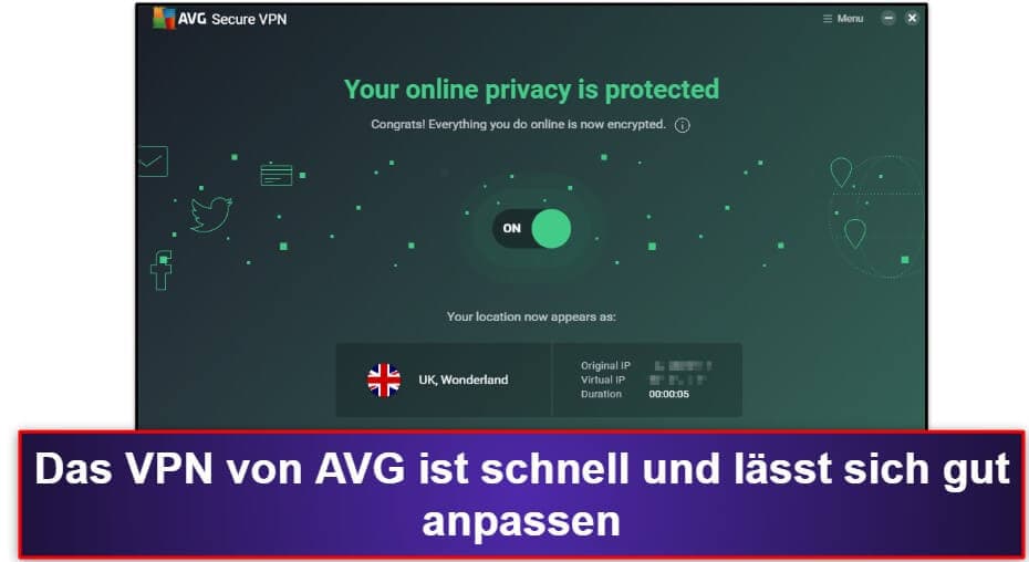 AVG Antivirus – Sicherheitsfunktionen