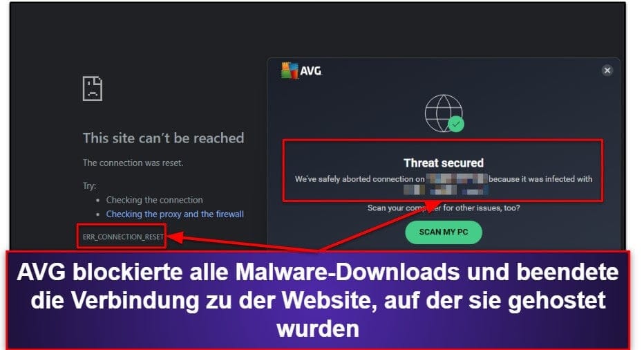 AVG Antivirus – Sicherheitsfunktionen