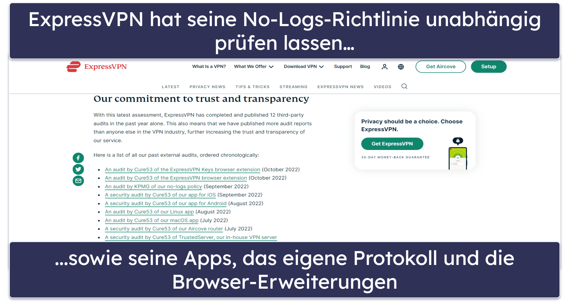 Datenschutz: Beide Anbieter sind eine exzellente Wahl