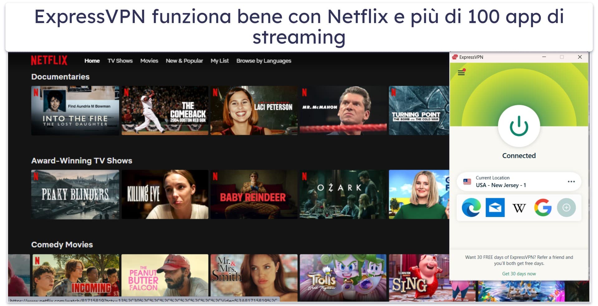 Streaming: ExpressVPN offre un supporto migliore per lo streaming