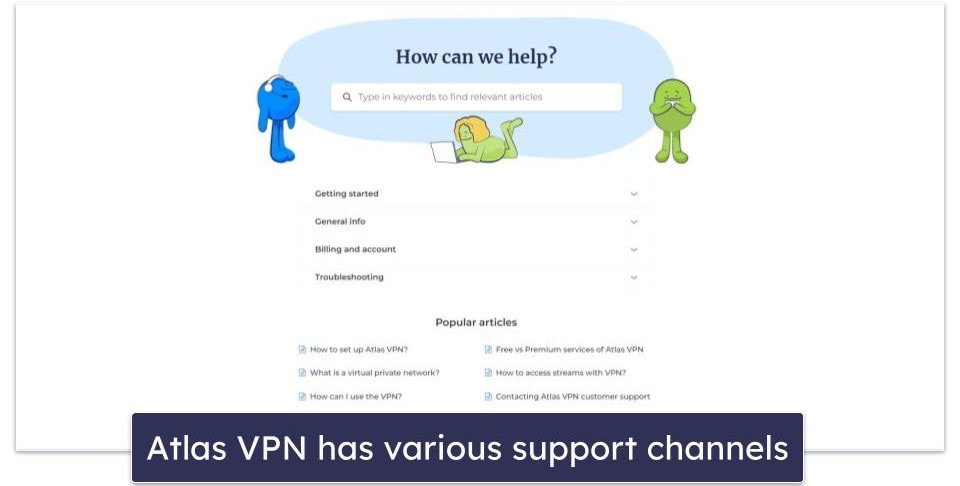 Atlas VPN Customer Support — Helpful & Friendly Email + Live Chat