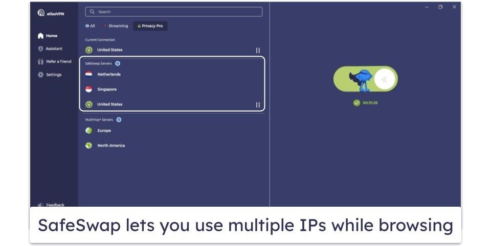 Atlas VPN Features — All the Essentials, Plus a Few Extras (& They All Work Well)