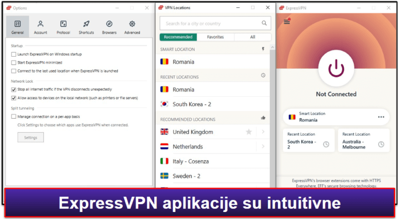 🥇1. ExpressVPN — Najbolji VPN uopšte u 2023