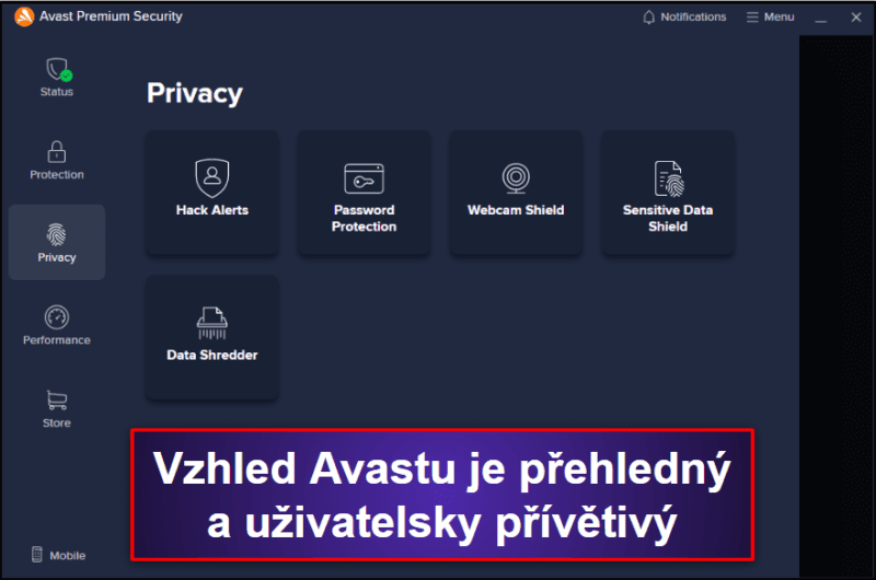 Antivirus Avast ovládání a instalace