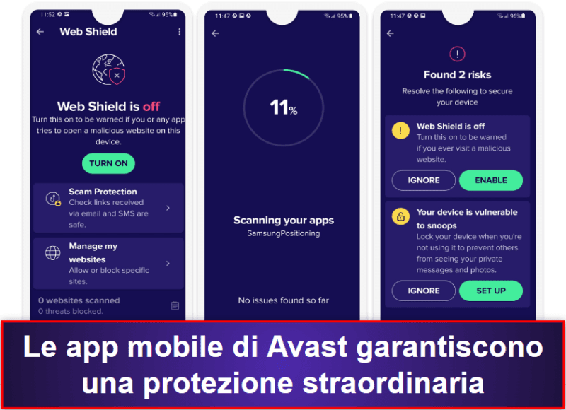 App mobile di Avast Antivirus