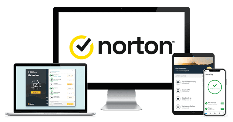 4. Norton 360 — Scanare avansată împotriva programelor malware cu protecții web excelente.