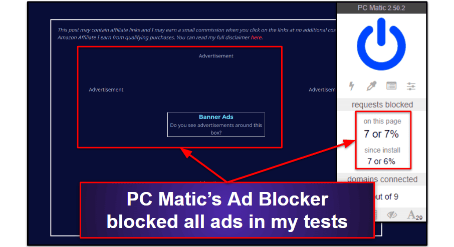 PC Matic Security Features