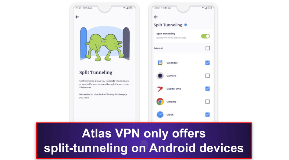 Atlas VPN Features