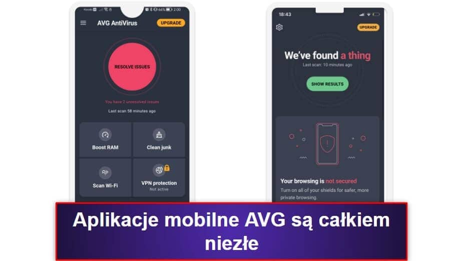 Aplikacja mobilna AVG Antivirus