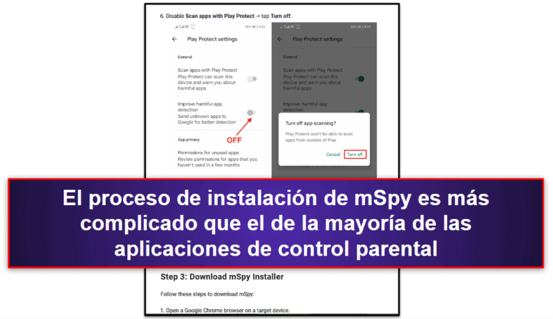 Instalación y configuración de mSpy