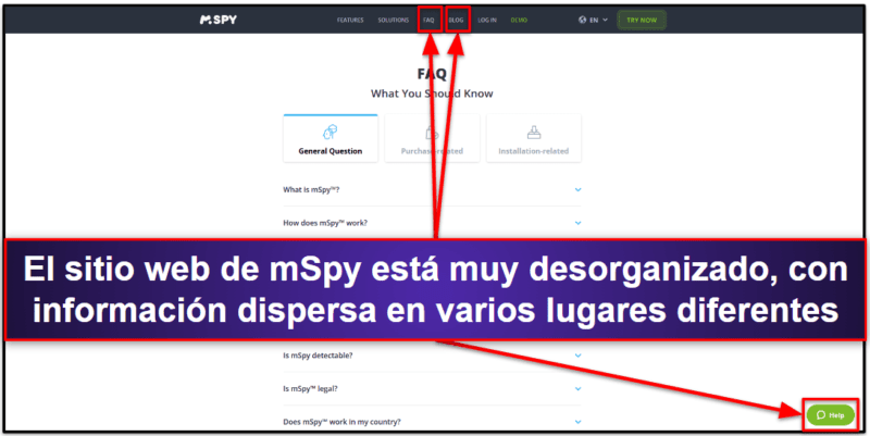Atención al cliente de mSpy