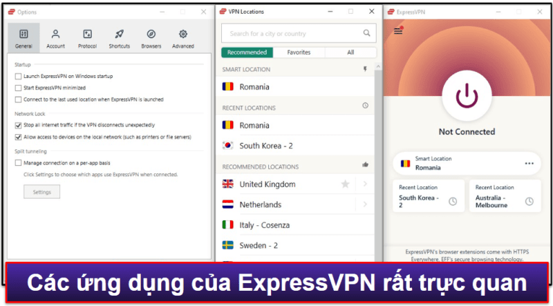 🥇1. ExpressVPN — VPN tốt nhất 2023 về tổng thể