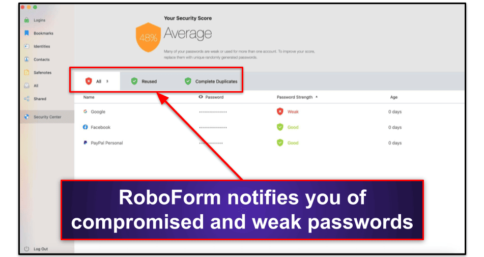 🥉3. RoboForm — Best for Online Form Filling