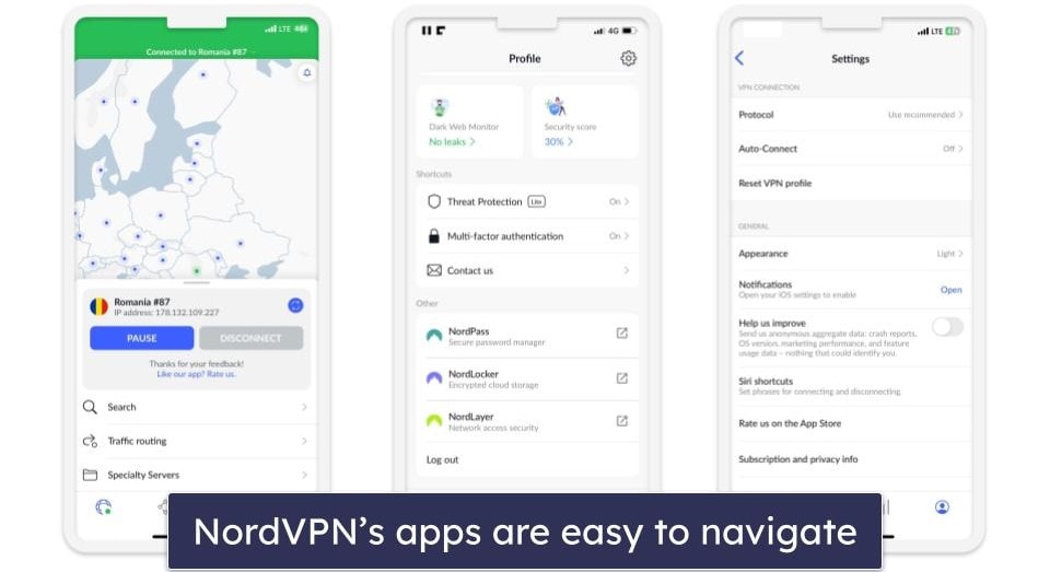 4. NordVPN — Great VPN for Securing Your F1 Streams