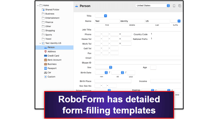 🥉3. RoboForm — Easy to Use With an Excellent Form Filler