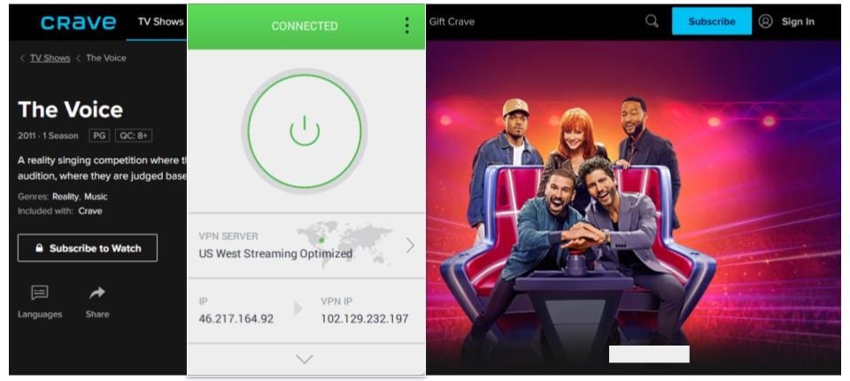 🥈2. Private Internet Access — Great VPN for Streaming The Voice on Mobile Devices