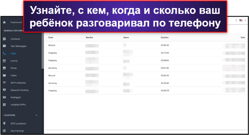 Функции mSpy