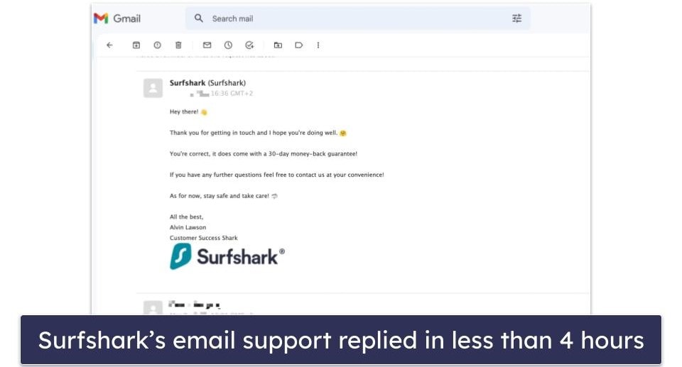 Surfshark Antivirus Customer Support — Super Fast Customer Support (One of the Best in 2026)