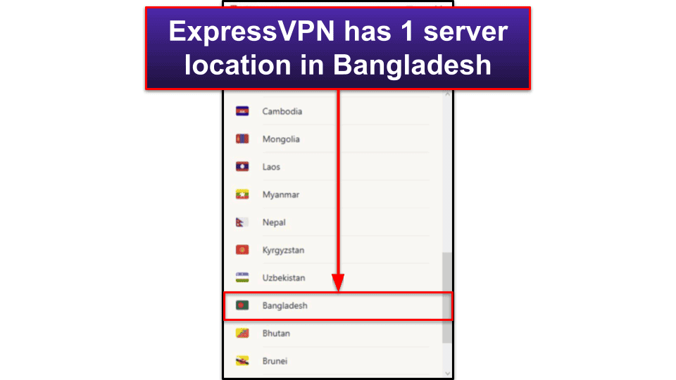 🥇1. ExpressVPN — Best VPN for Getting a Bangladesh IP Address