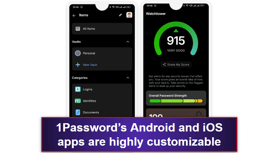 1Password Mobile App
