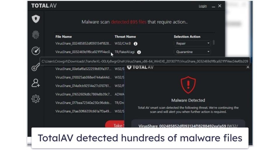 🥉 3. TotalAV — Most User-Friendly Anti-Ransomware Program