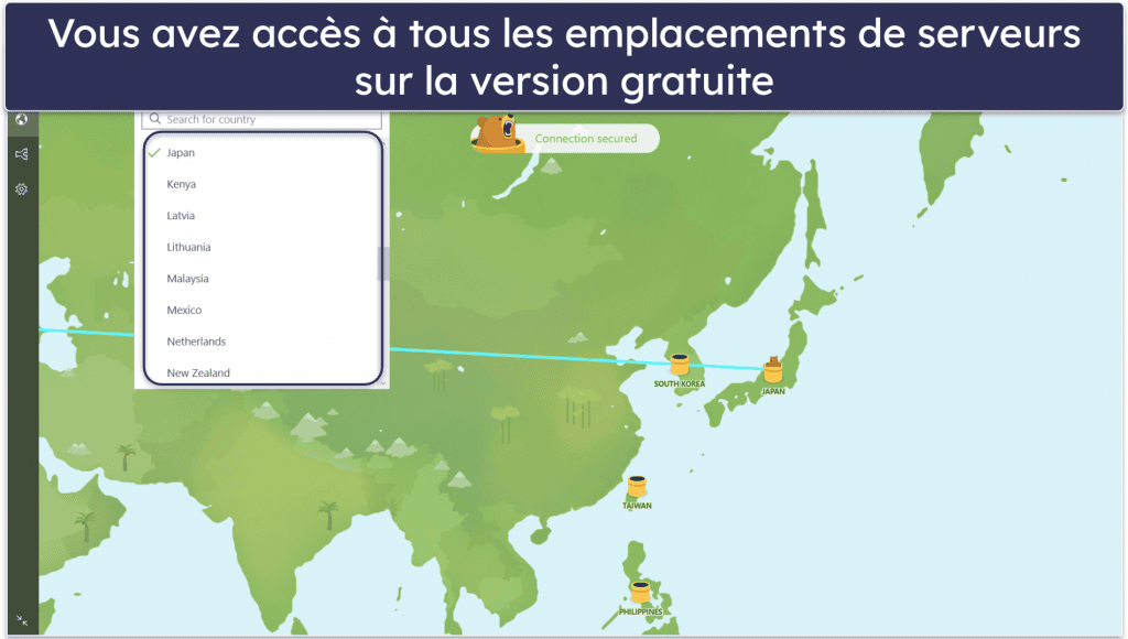 5. TunnelBear : Un VPN convivial pour la Chine