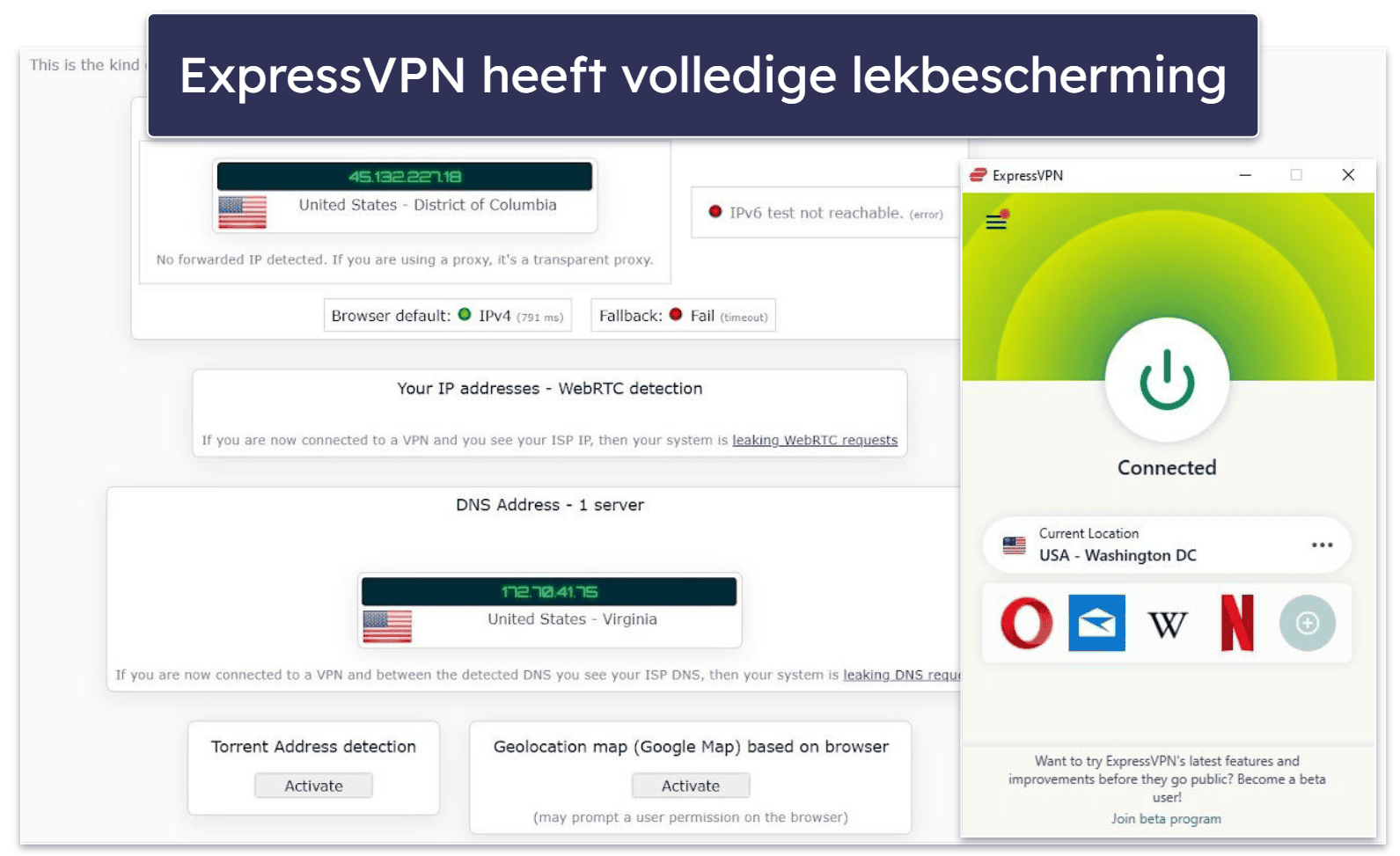 🥇1. ExpressVPN — Beste algemene F1 VPN voor het kijken naar races