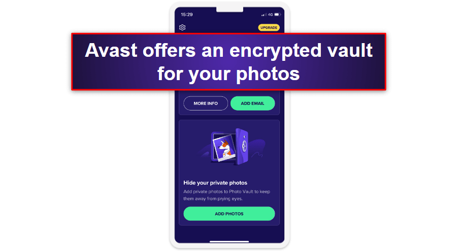 8. Avast Security &amp; Privacy for iOS — Basic Network Scanner &amp; Encrypted Photo Vault