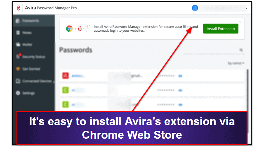 8. Avira Password Manager — Streamlined Interface With Intuitive Features