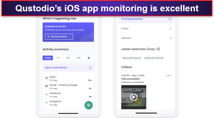 🥇 1. Qustodio — Best Parental Control App for iOS in 2023