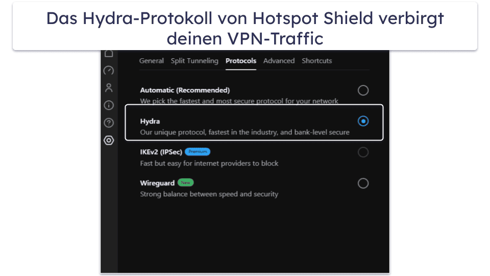 🥈2. Hotspot Shield: Schnelles, und kostenloses VPN mit unbegrenzten Daten für das Surfen im Internet in China