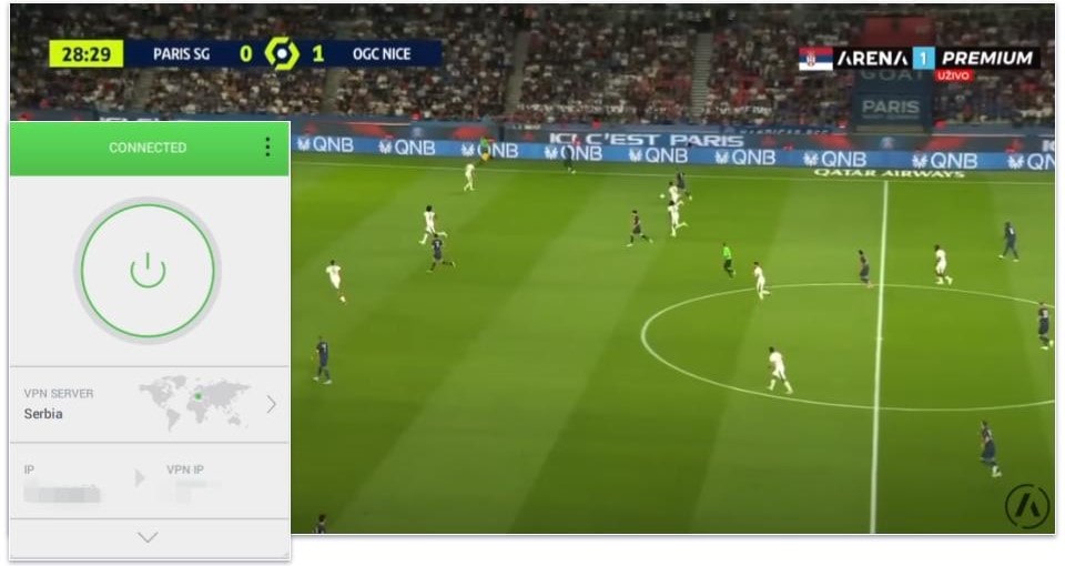 🥈2. Private Internet Access — Excellent for Streaming PSG Games on Mobile Devices