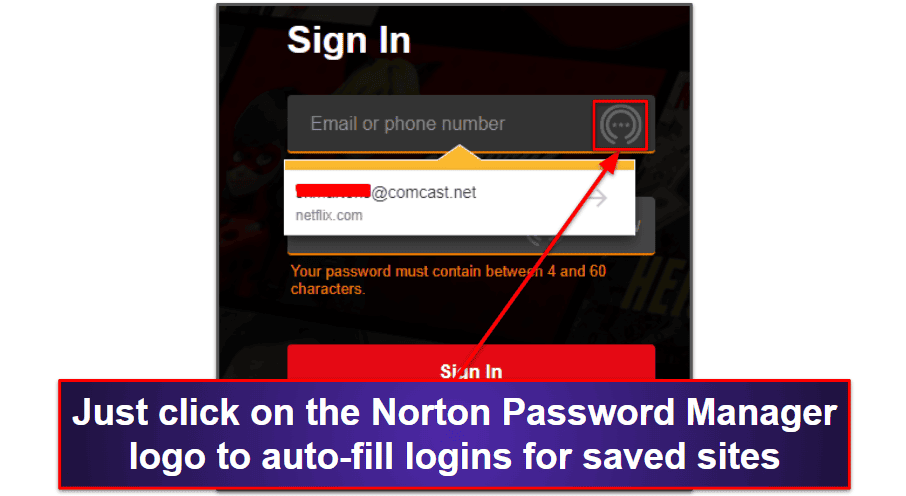 Norton Password Manager Ease of Use and Setup