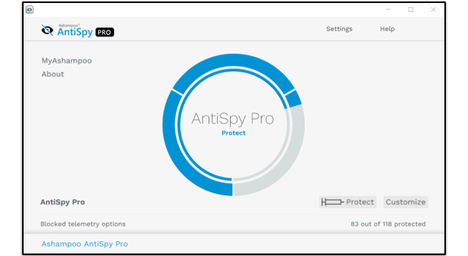 Ashampoo AntiSpy Pro Security Features