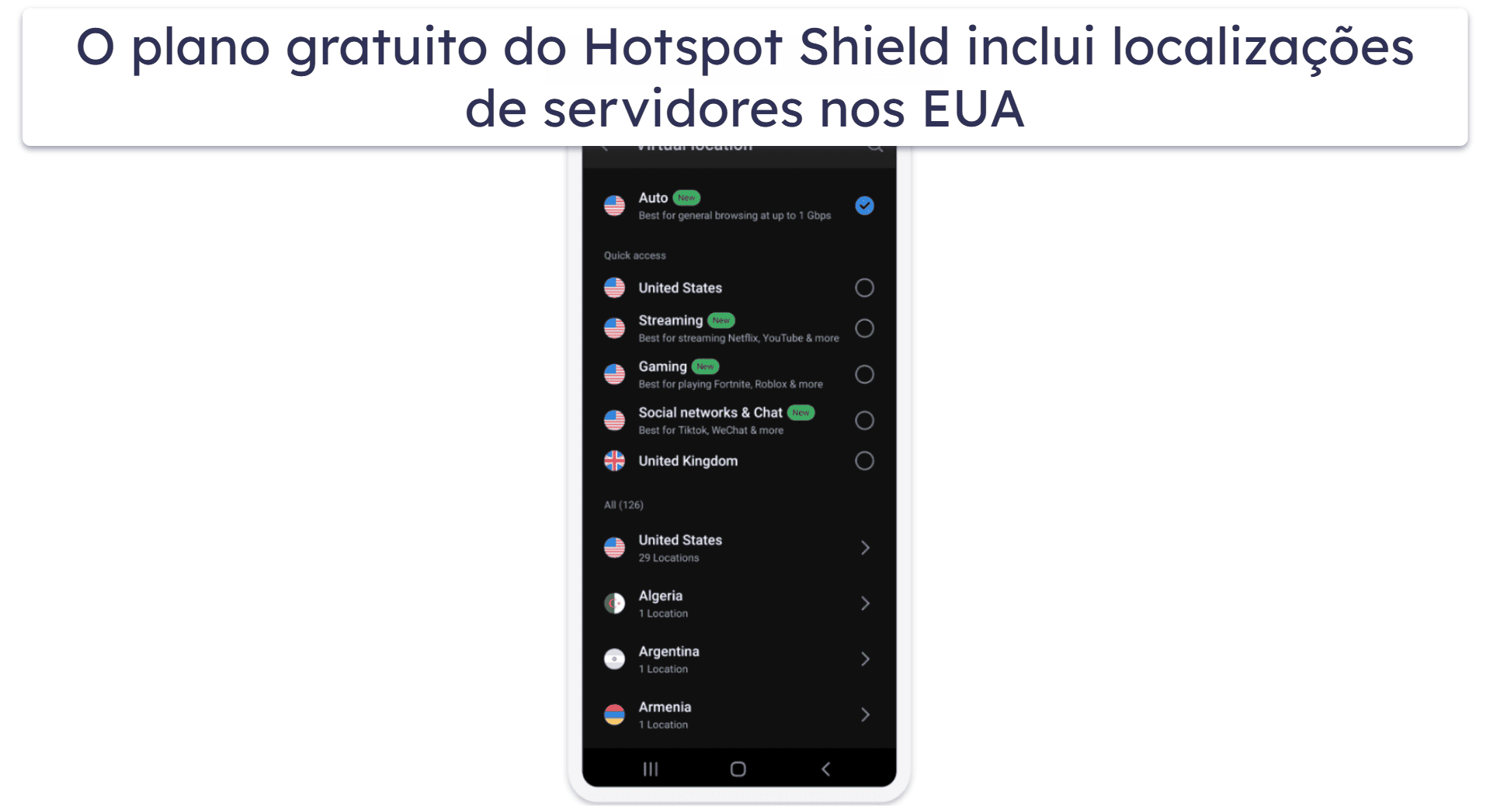 4. Hotspot Shield — Excelente VPN Grátis para Android para Navegação na Web (Com Dados Ilimitados)