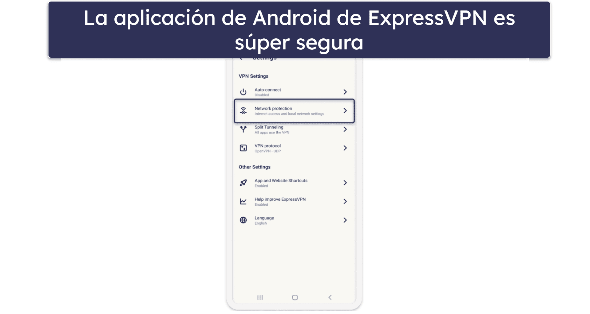 🥇1. ExpressVPN: mejor VPN para Android en 2026