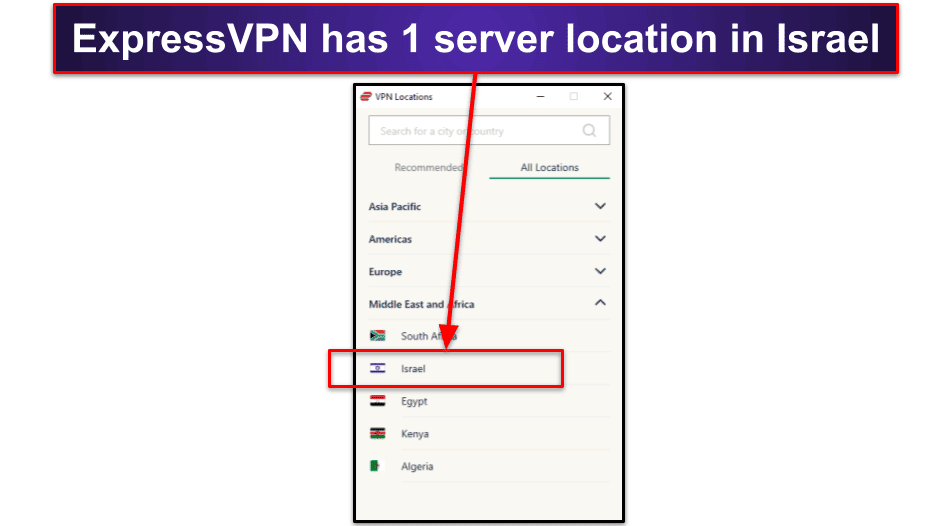 🥇1. ExpressVPN — Best VPN for Getting an Israeli IP Address