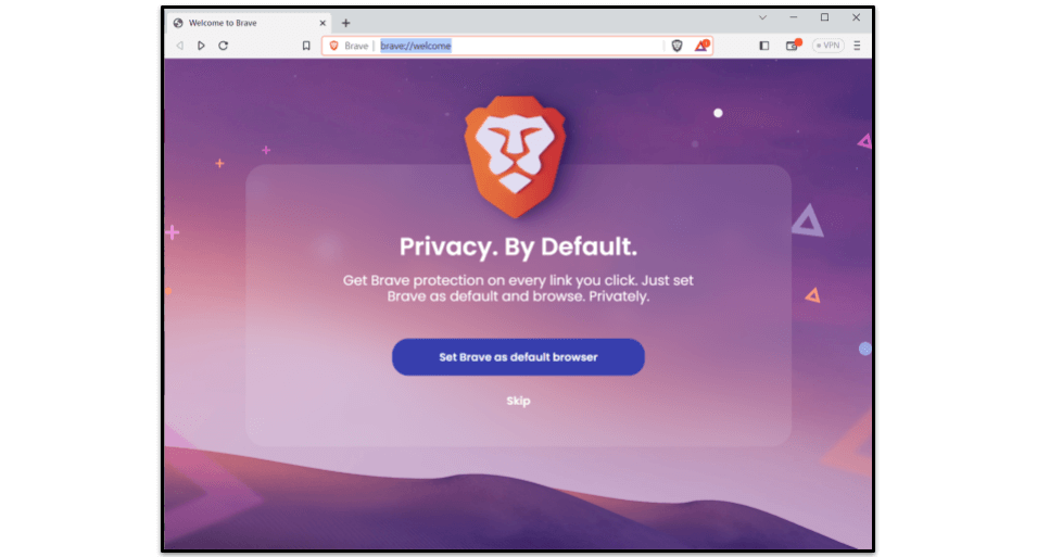 6. Brave Browser — le meilleur navigateur pour le blocage de pubs