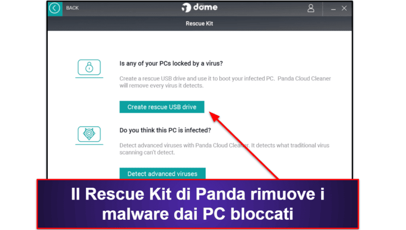 6. Panda Dome — O melhor para criptografia de arquivos e resgate de PCs infectados