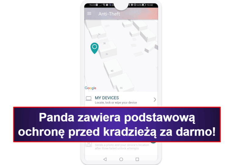 5. Panda Dome Free Antivirus for Android: Dobry skaner antywirusowy i świetna kompatybilność ze smartwatchem