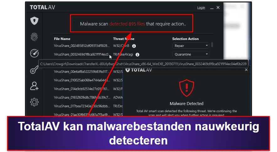 4. TotalAV — Beste antivirus + VPN-combo voor Windows