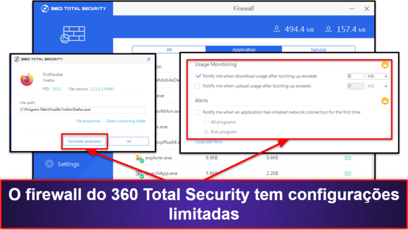 Recursos de segurança do 360 Total Security