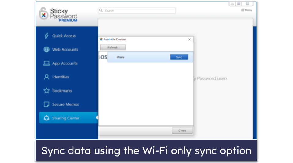 5. Sticky Password — Beginner-Friendly With Several Data Sync Options